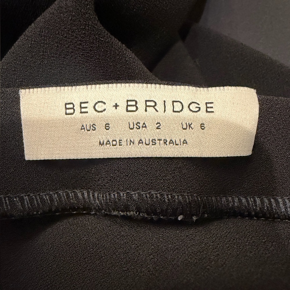 bec + bridge NOA MIDI SKIRT — Black - Picture 9 of 11